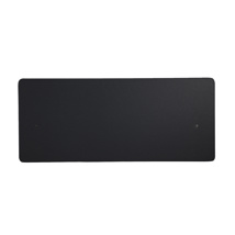 Panel divisor acústico para escritorio, 180 x 60 cm, Color Negro