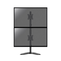 Desktop stand for 2 PC monitors 17''-32'' - Vertical