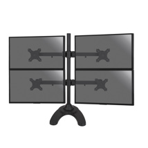 Desktop stand for 4 PC monitors 13''-24''