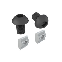 Set of 2 screws + nuts for LED mount, range 031