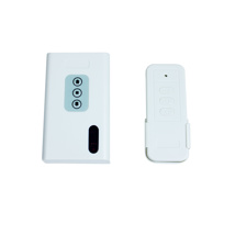 Set receptor + telemando infrarrojo (IR) para pantallas de proyección, Blanco