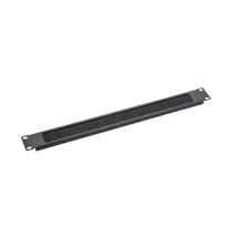 Brush cable management strip for 19'' 1U rack