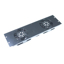 2-fan unit for 19'' 3U rack and cabinet