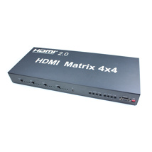 Matrice HDMI2.0  4 entrées- 4 sorties, 4k60HZ, RS232/EDID