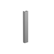 Canaleta pasacables vertical de escritorio 35 cm, Gris