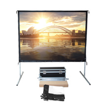 Folding frame projection screens, Front projection - Evasion