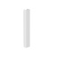 Goulotte passe-câbles verticale de bureau 35 cm Blanc